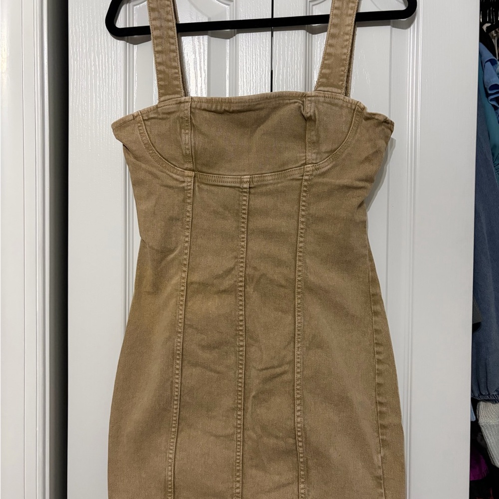 Forever 21 Tan Mini Dress